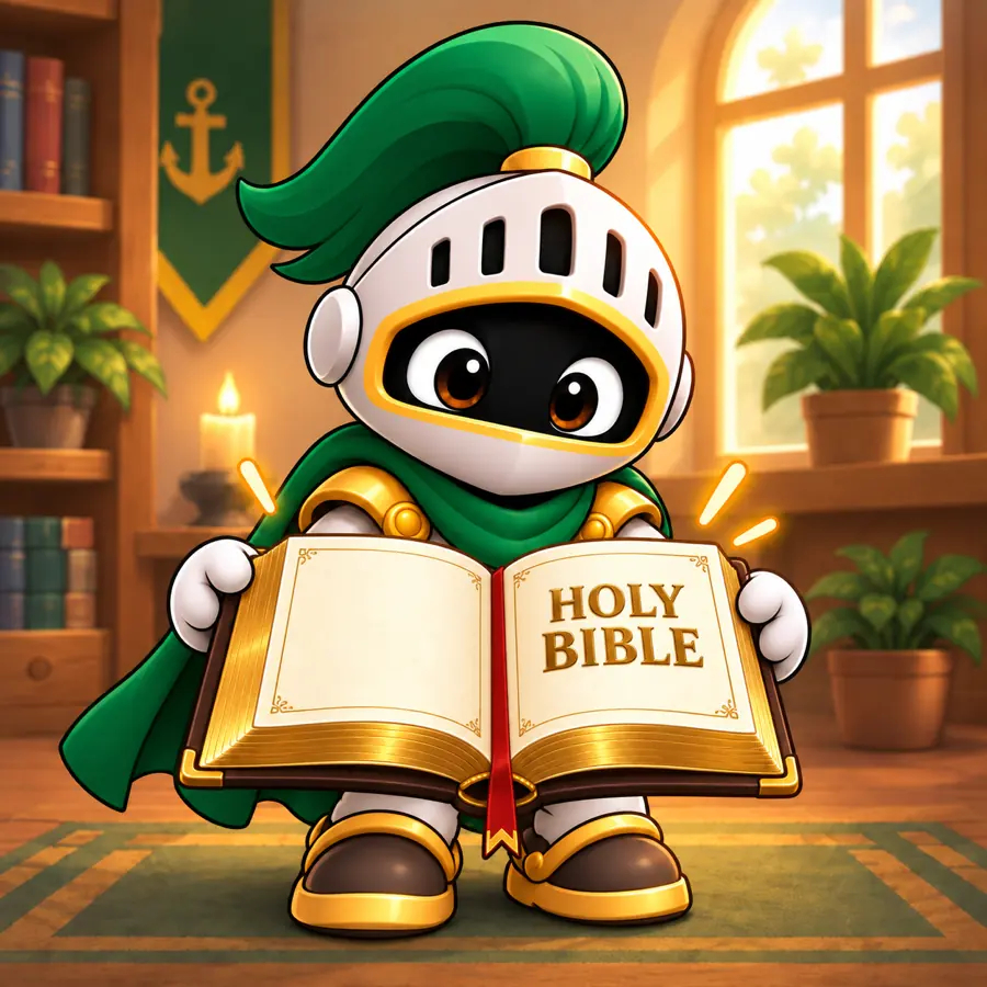 Open Bible illustration from the Holdfast product preview
